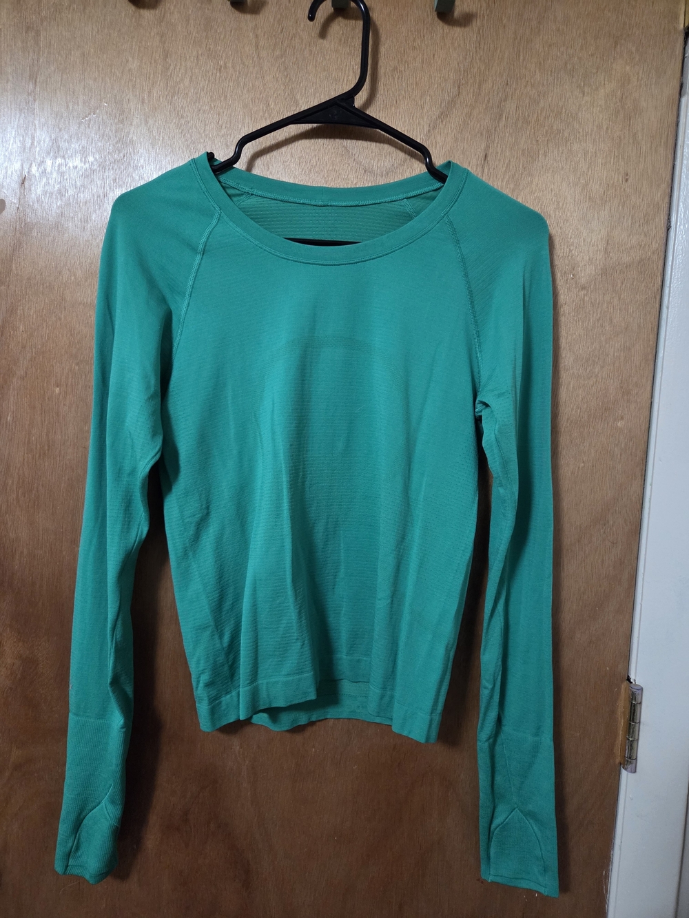 lululemon athletica Long Sleeve Crewneck Top - Teal Green